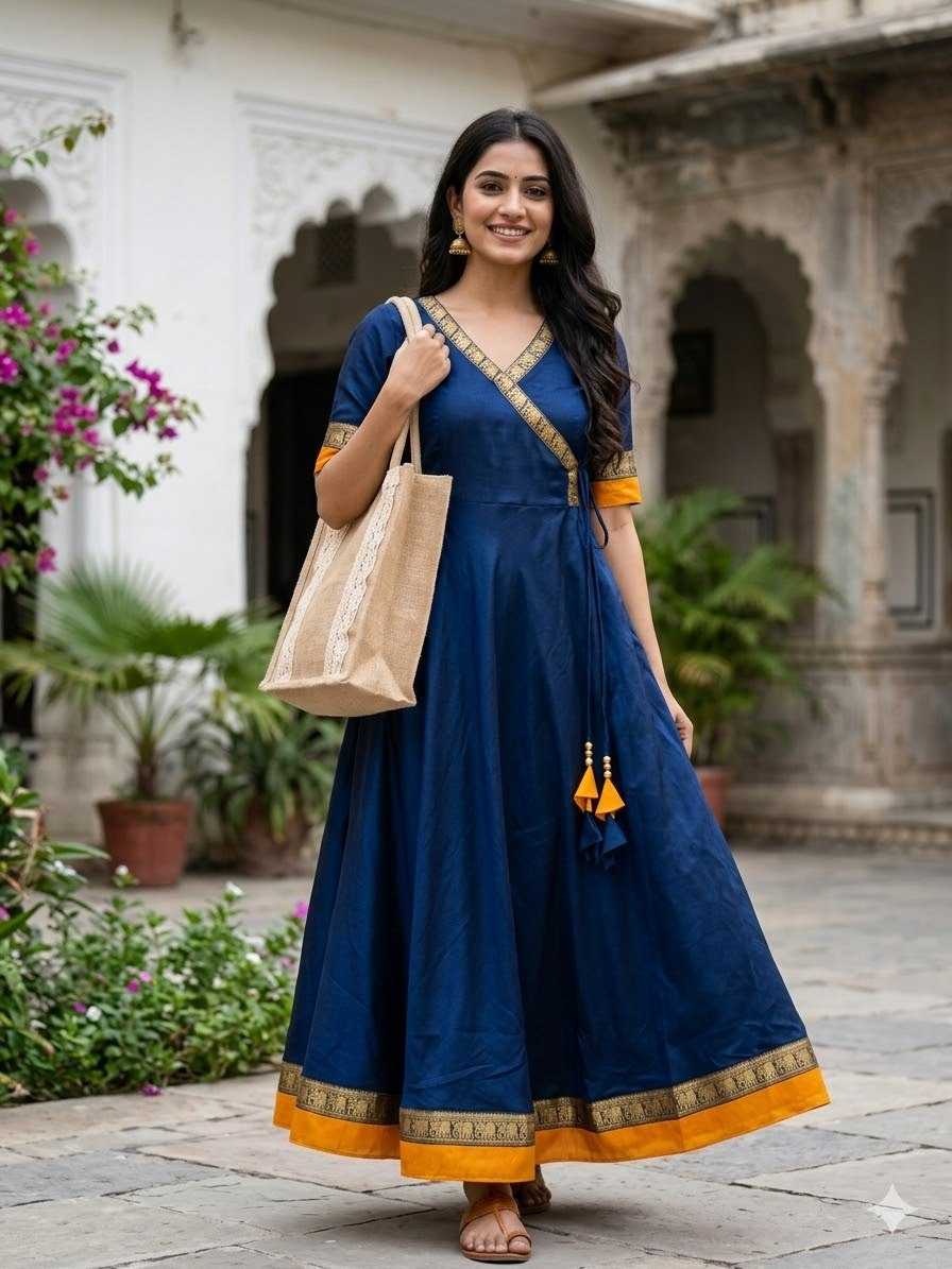 YNF Wholesale Vichitra Silk Party Wear Gowns KESH616 199 | Surat Manufacturer