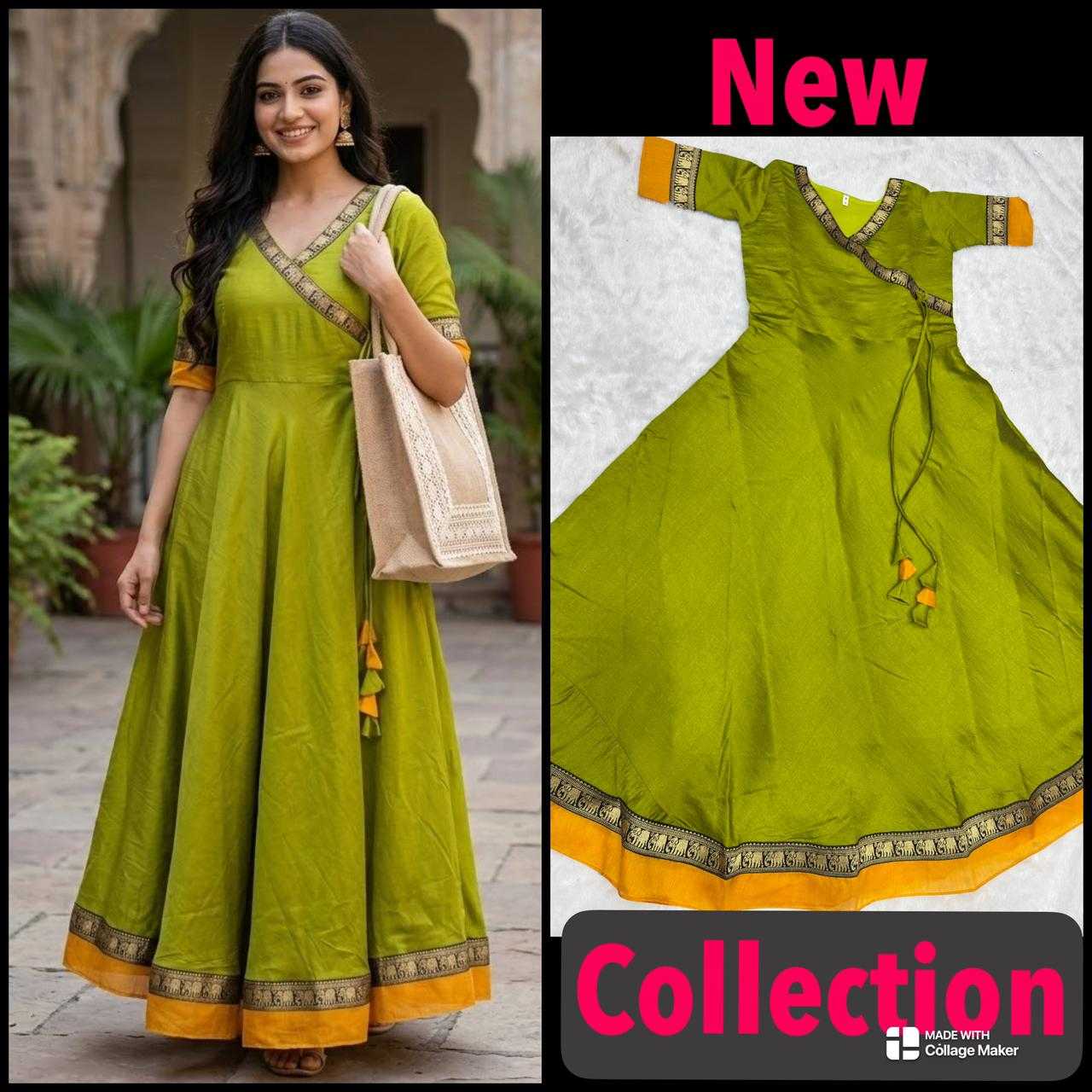 YNF Wholesale Vichitra Silk Party Wear Gowns KESH616 199 | Surat Manufacturer