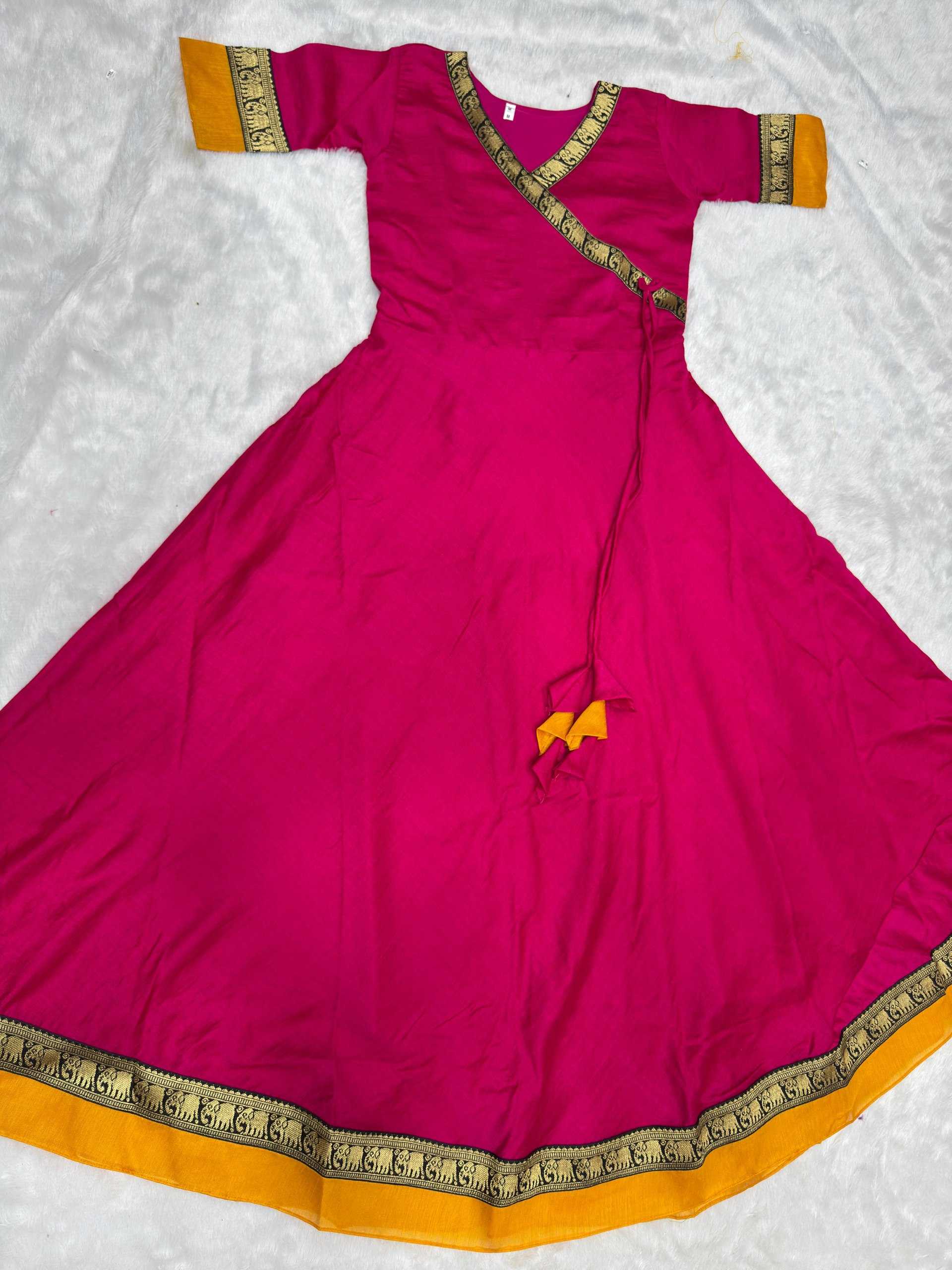 YNF Wholesale Vichitra Silk Party Wear Gowns KESH616 199 | Surat Manufacturer