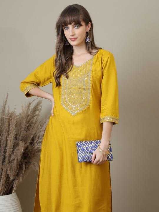 YNF Wholesale Viscose Rayon Fancy Kurti KESH552 155 | Surat Manufacturer