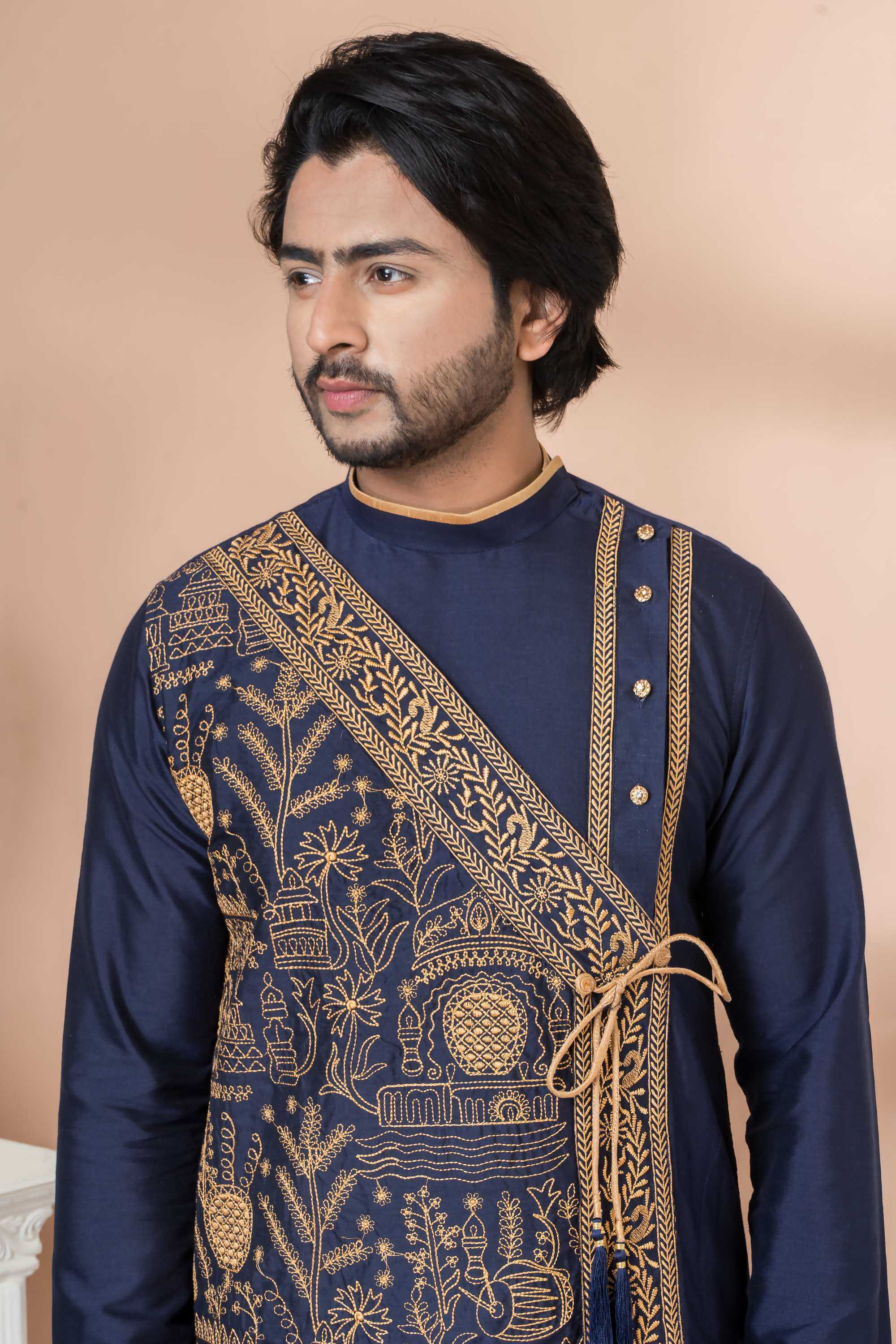 YNF Wholesale Viscose Mens Kurtas RIN223 Series 3315-3320 | Surat Manufacturer