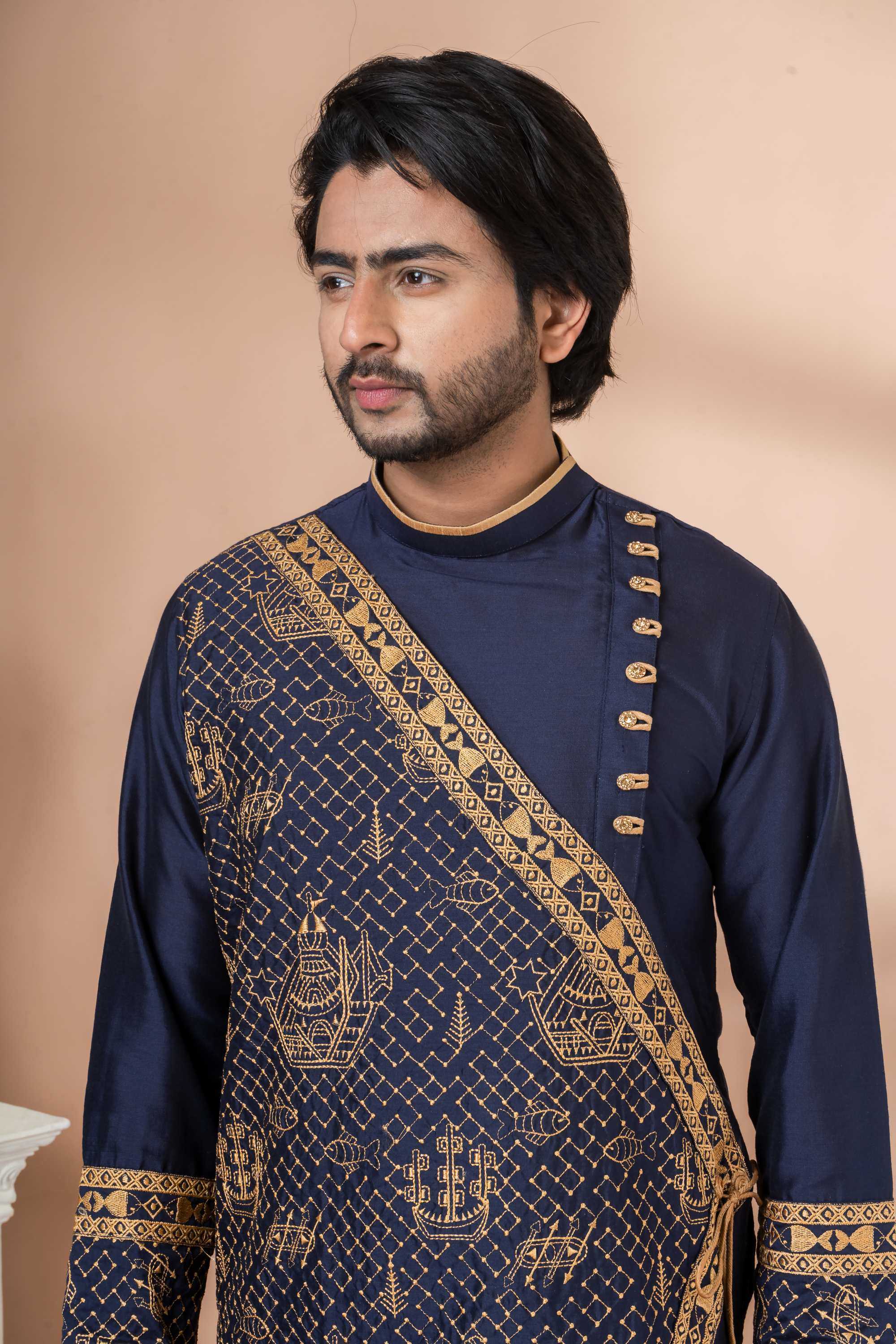 YNF Wholesale Viscose Mens Kurtas RIN223 Series 3315-3320 | Surat Manufacturer