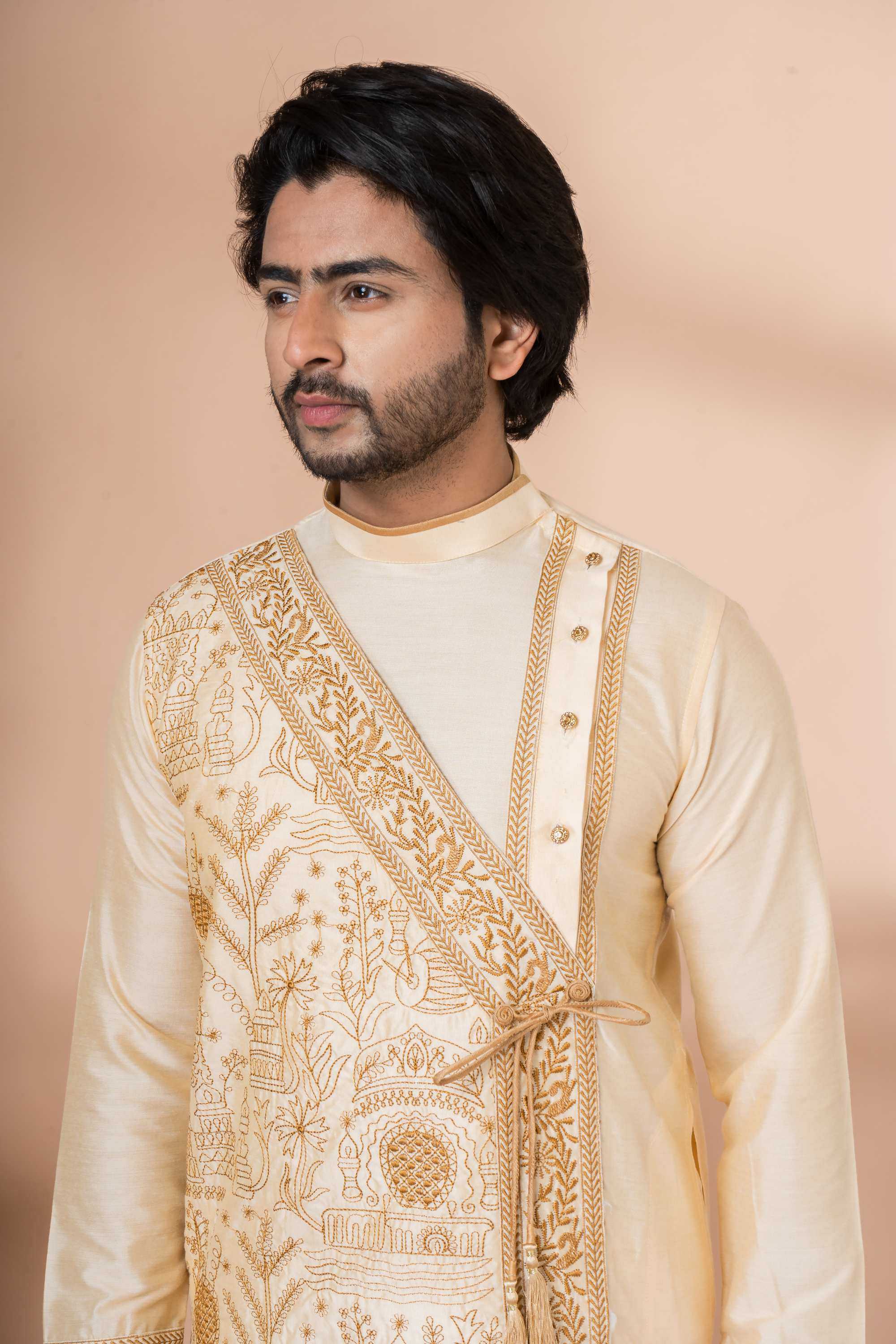 YNF Wholesale Viscose Mens Kurtas RIN223 Series 3315-3320 | Surat Manufacturer