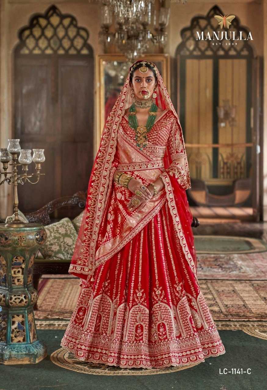 YNF Wholesale Silk Bridal Lehenga KESH113 Dulhan Vol-1-2-3-4 | Surat Manufacturer