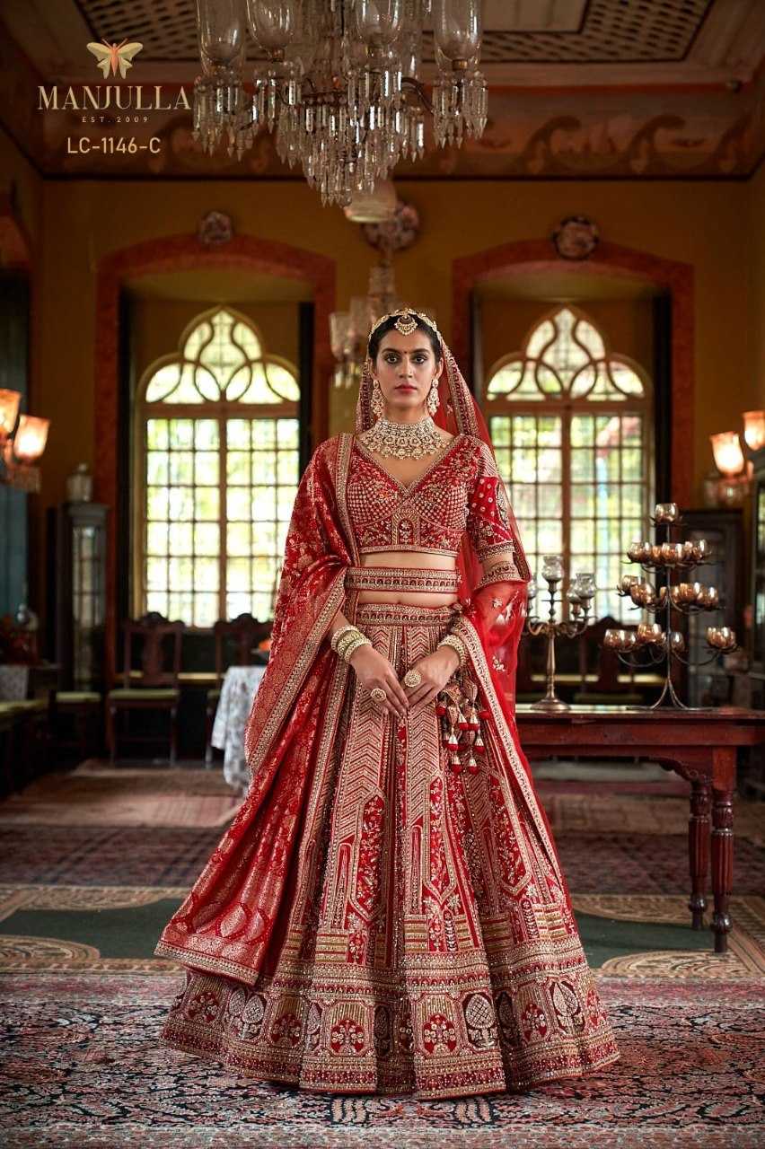 YNF Wholesale Silk Bridal Lehenga KESH113 Dulhan Vol-1-2-3-4 | Surat Manufacturer