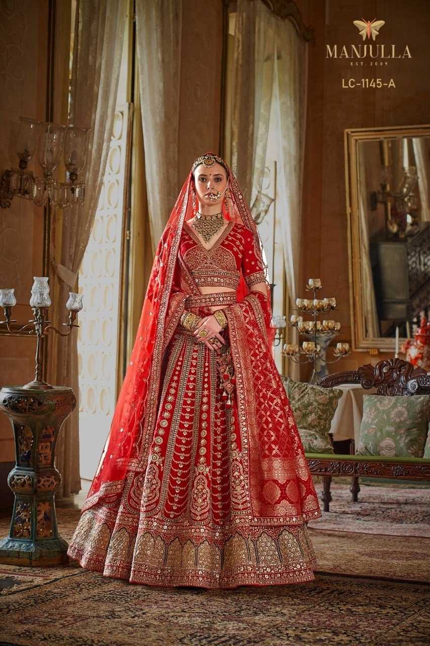 YNF Wholesale Silk Bridal Lehenga KESH113 Dulhan Vol-1-2-3-4 | Surat Manufacturer
