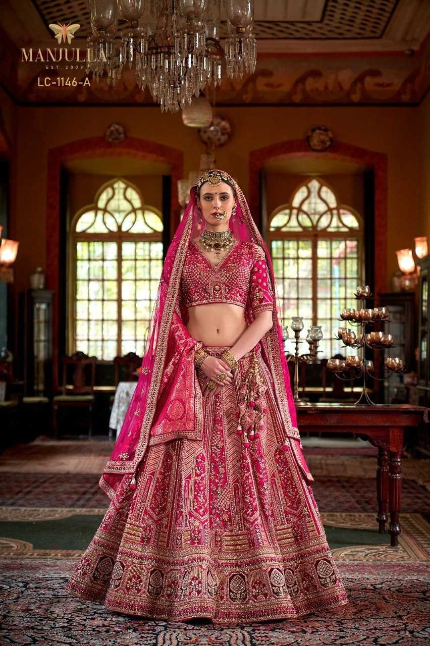 YNF Wholesale Silk Bridal Lehenga KESH113 Dulhan Vol-1-2-3-4 | Surat Manufacturer