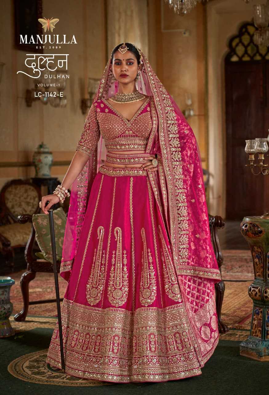 YNF Wholesale Silk Bridal Lehenga KESH113 Dulhan Vol-1-2-3-4 | Surat Manufacturer