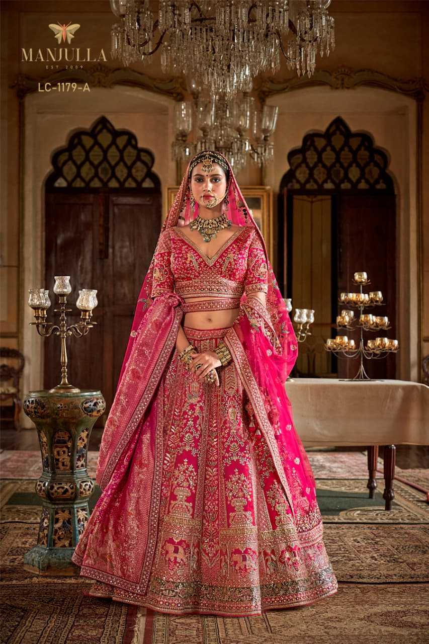 YNF Wholesale Silk Bridal Lehenga KESH113 Dulhan Vol-1-2-3-4 | Surat Manufacturer