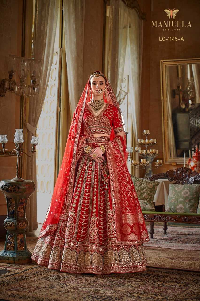 YNF Wholesale Silk Bridal Lehenga  | Surat Manufacturer