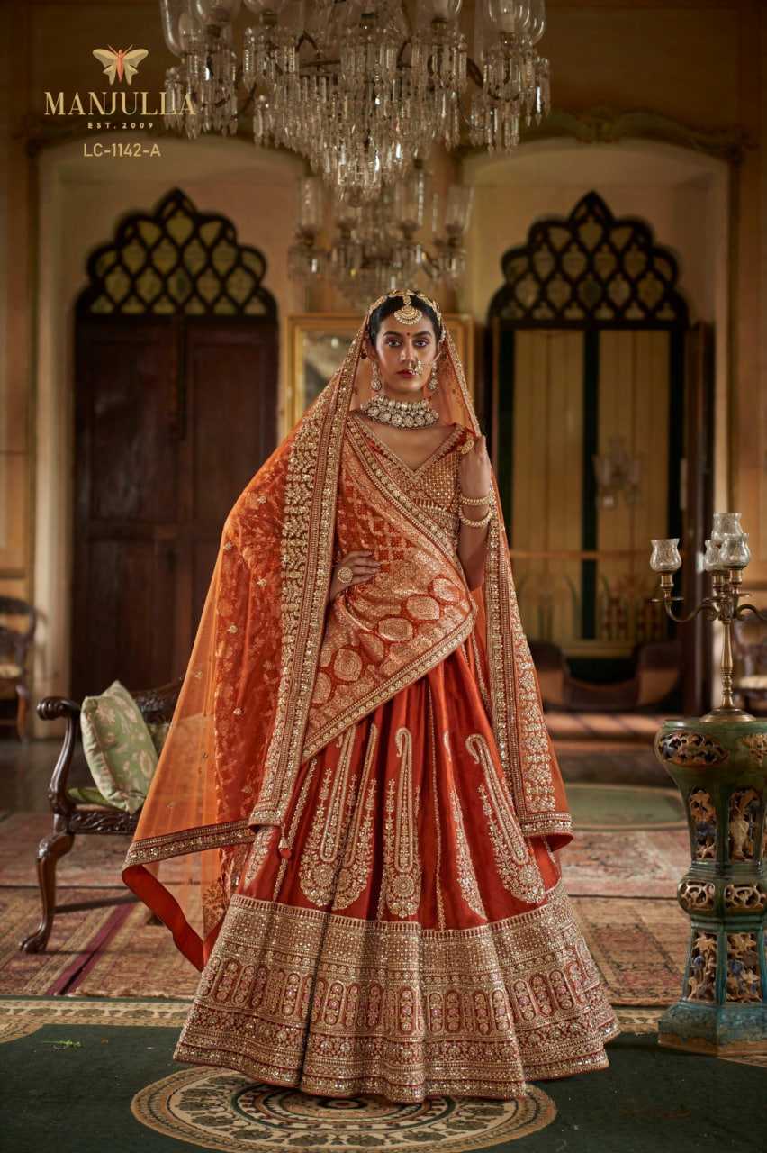 YNF Wholesale Silk Bridal Lehenga  | Surat Manufacturer