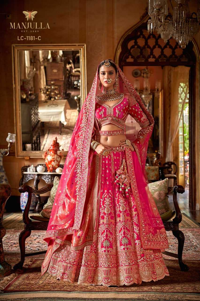YNF Wholesale Silk Bridal Lehenga  | Surat Manufacturer