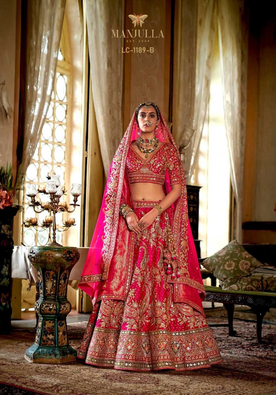 YNF Wholesale Silk Bridal Lehenga  | Surat Manufacturer