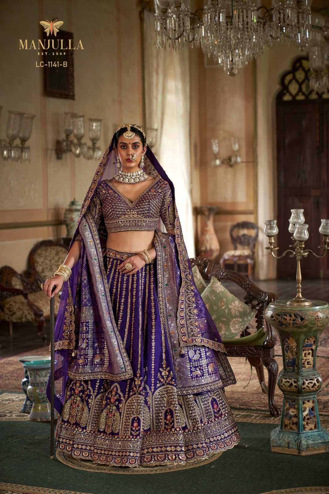 YNF Wholesale Silk Bridal Lehenga  | Surat Manufacturer