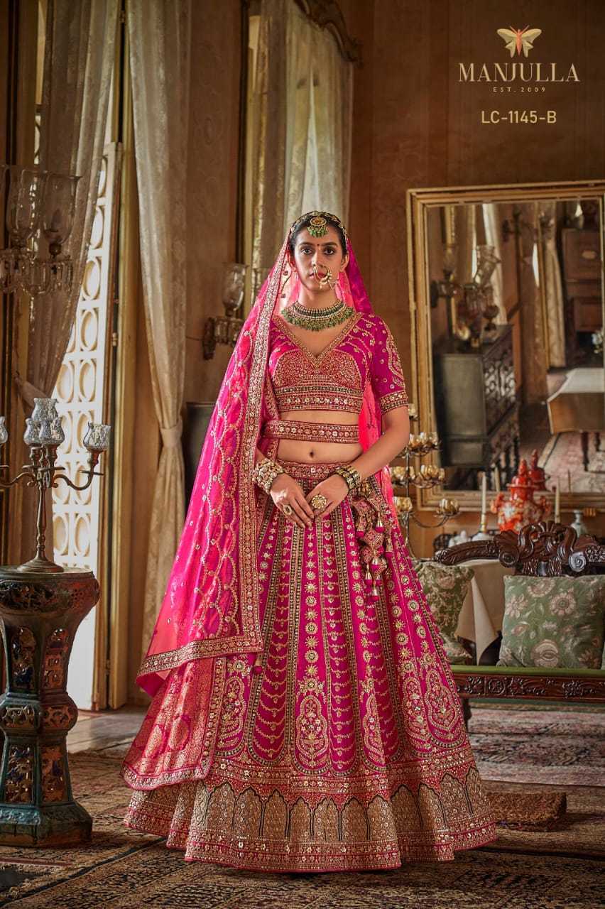 YNF Wholesale Silk Bridal Lehenga  | Surat Manufacturer