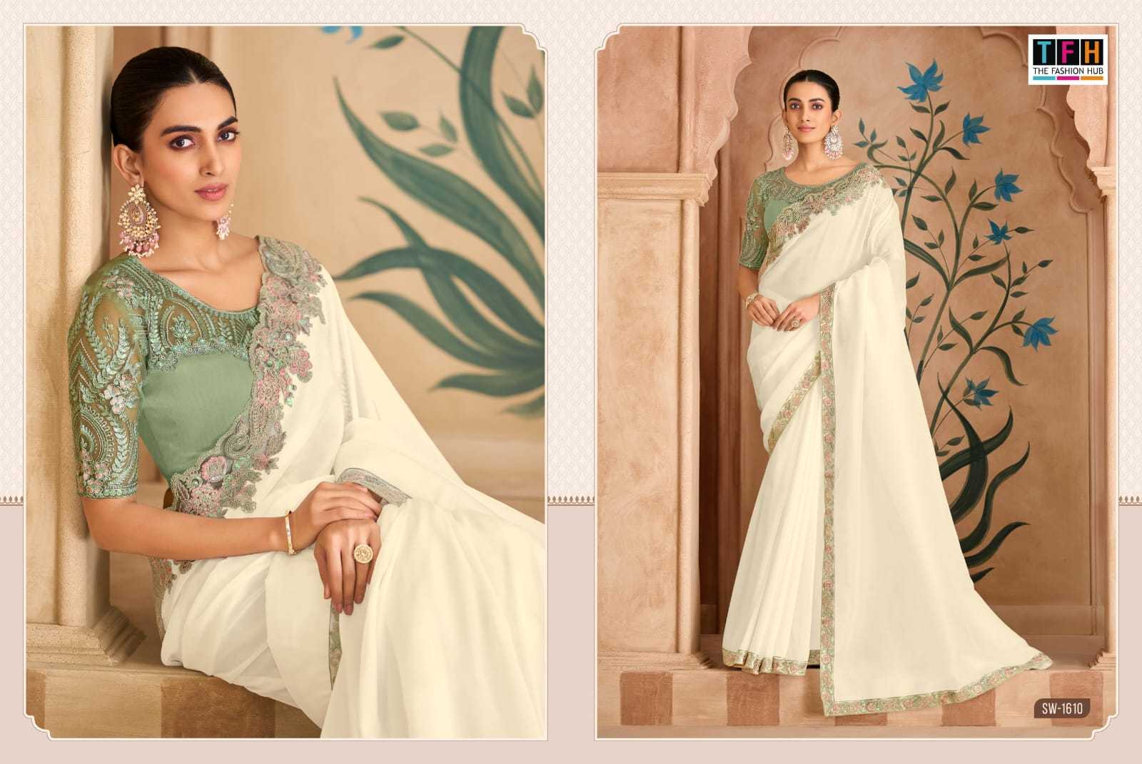 YNF Wholesale Georgette Fancy Sarees  | Surat Manufacturer