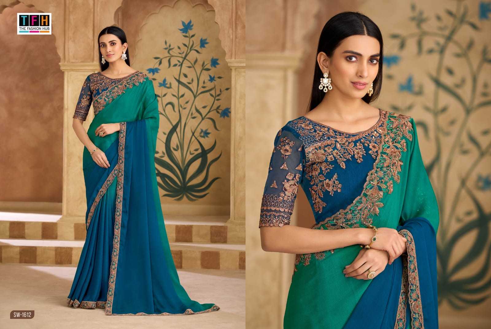 YNF Wholesale Georgette Fancy Sarees  | Surat Manufacturer