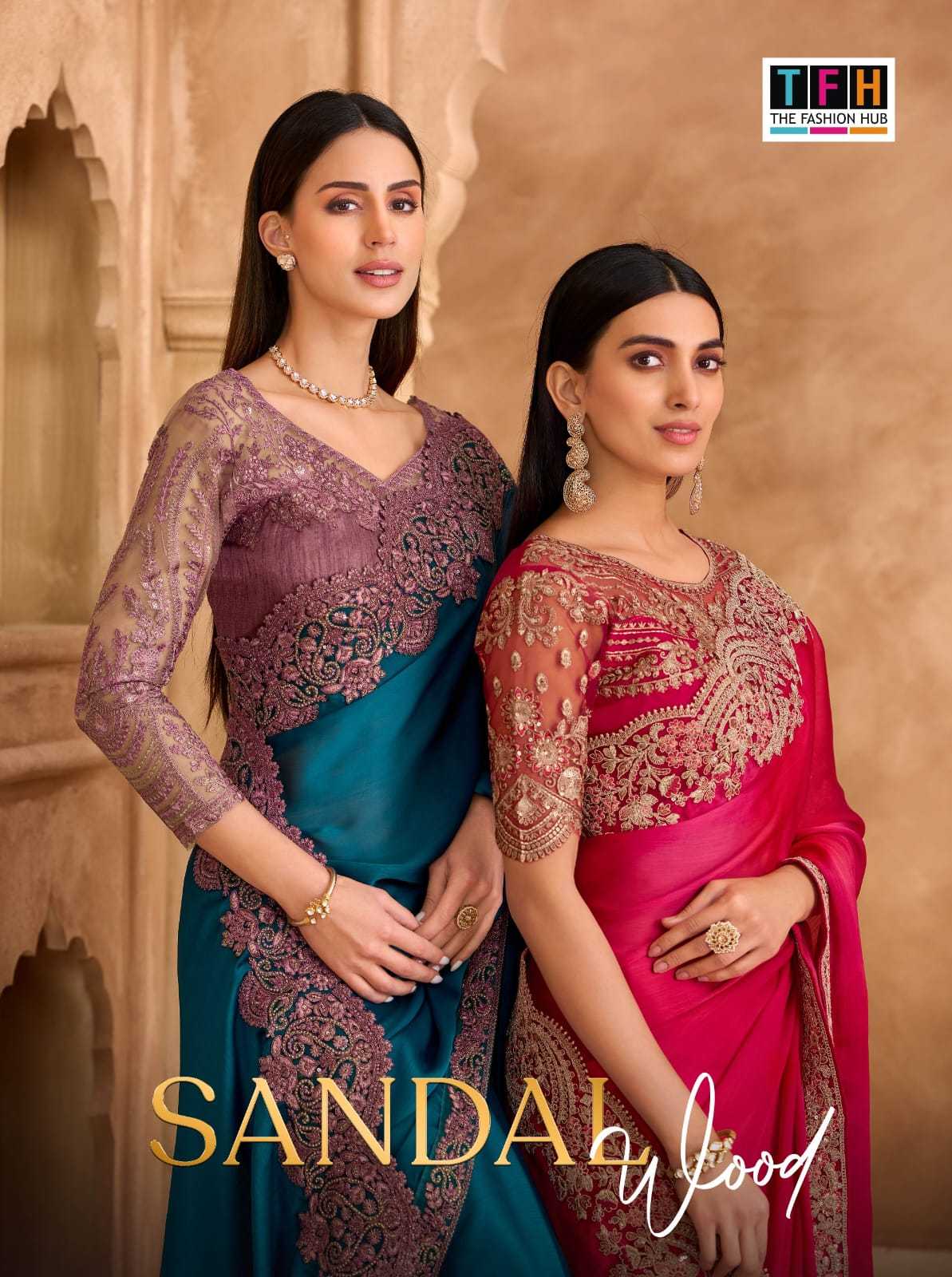 YNF Wholesale Georgette Fancy Sarees  | Surat Manufacturer