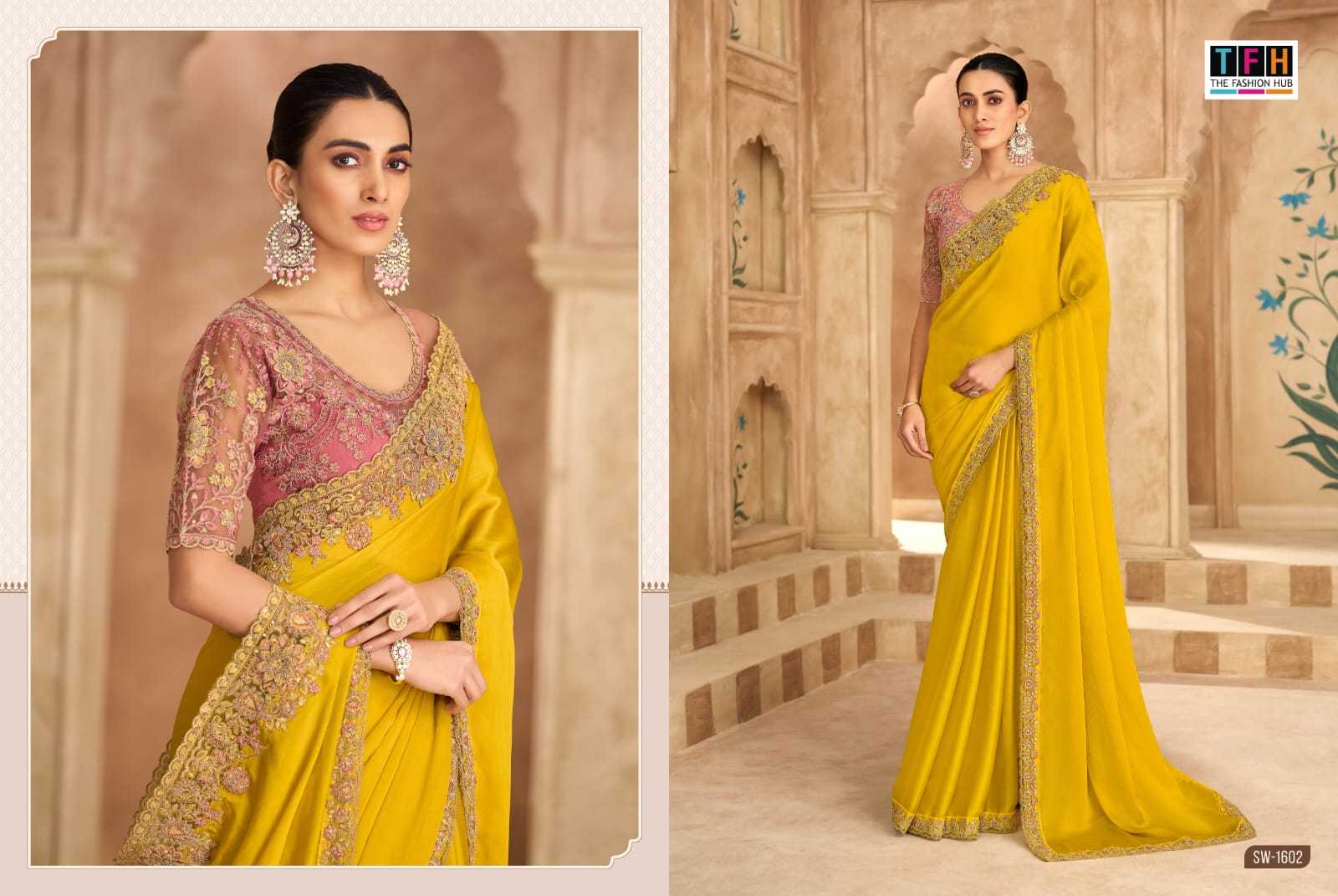 YNF Wholesale Georgette Fancy Sarees  | Surat Manufacturer