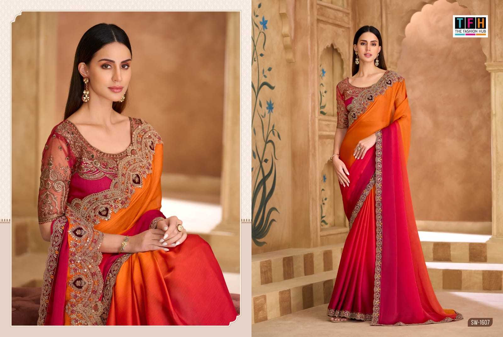 YNF Wholesale Georgette Fancy Sarees  | Surat Manufacturer