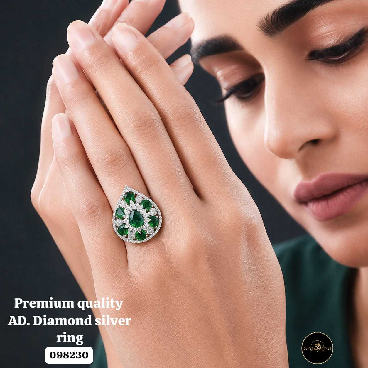 YNF Wholesale AD Diamond Diamond Rings  | Surat Manufacturer