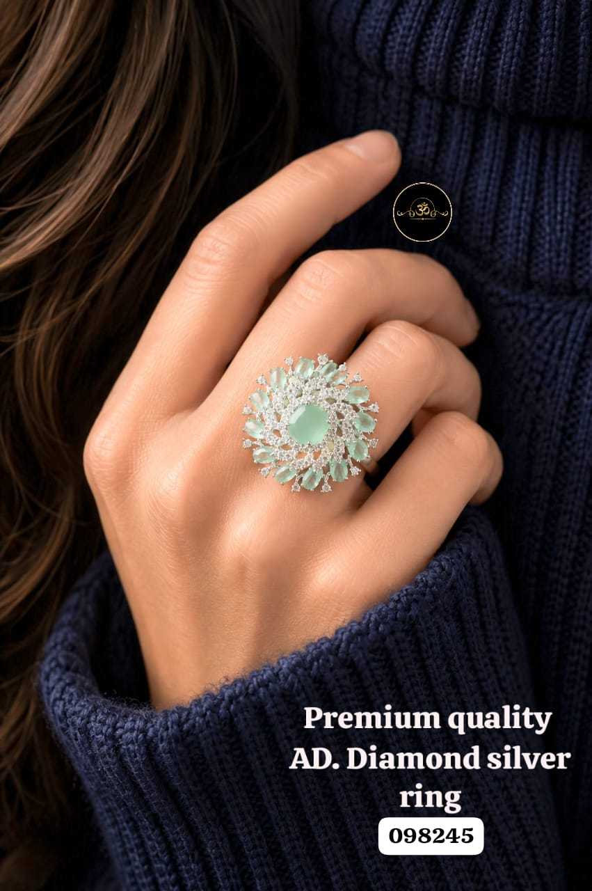YNF Wholesale AD Diamond Diamond Rings  | Surat Manufacturer