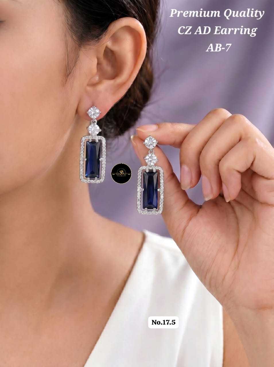 YNF Wholesale AD Diamond Fancy Earrings  | Surat Manufacturer