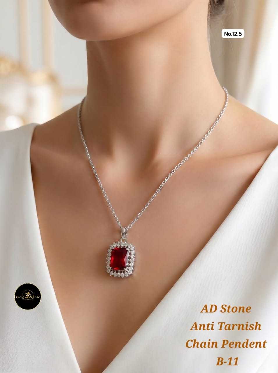 YNF Wholesale AD Diamond Fashion Pendant  | Surat Manufacturer