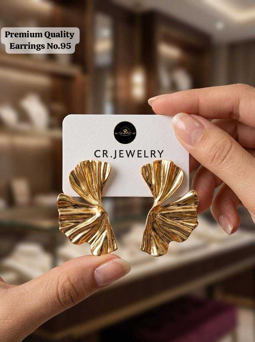 YNF Wholesale Brass Fancy Earrings  | Surat Manufacturer