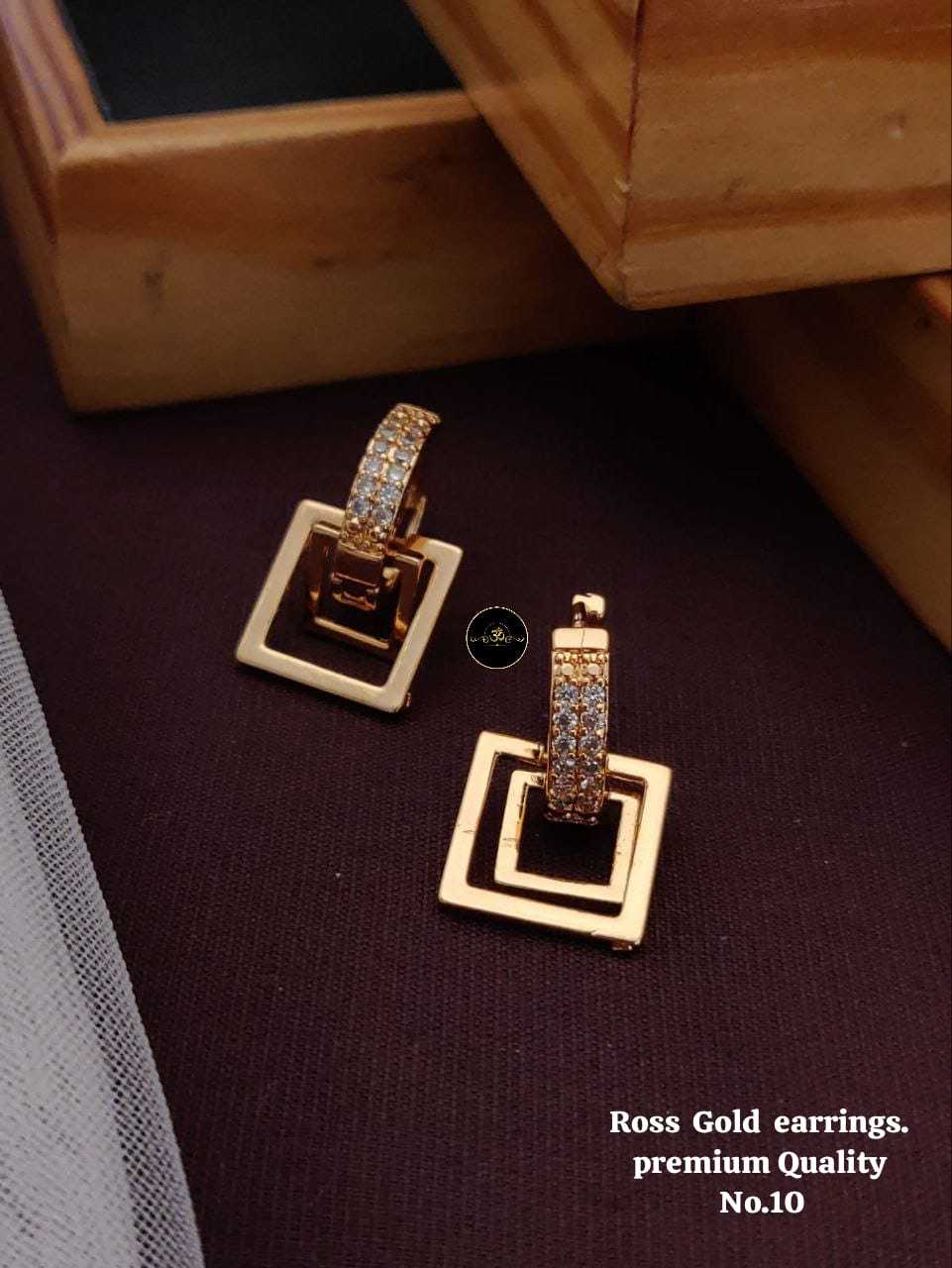 YNF Wholesale Brass Fancy Earrings  | Surat Manufacturer