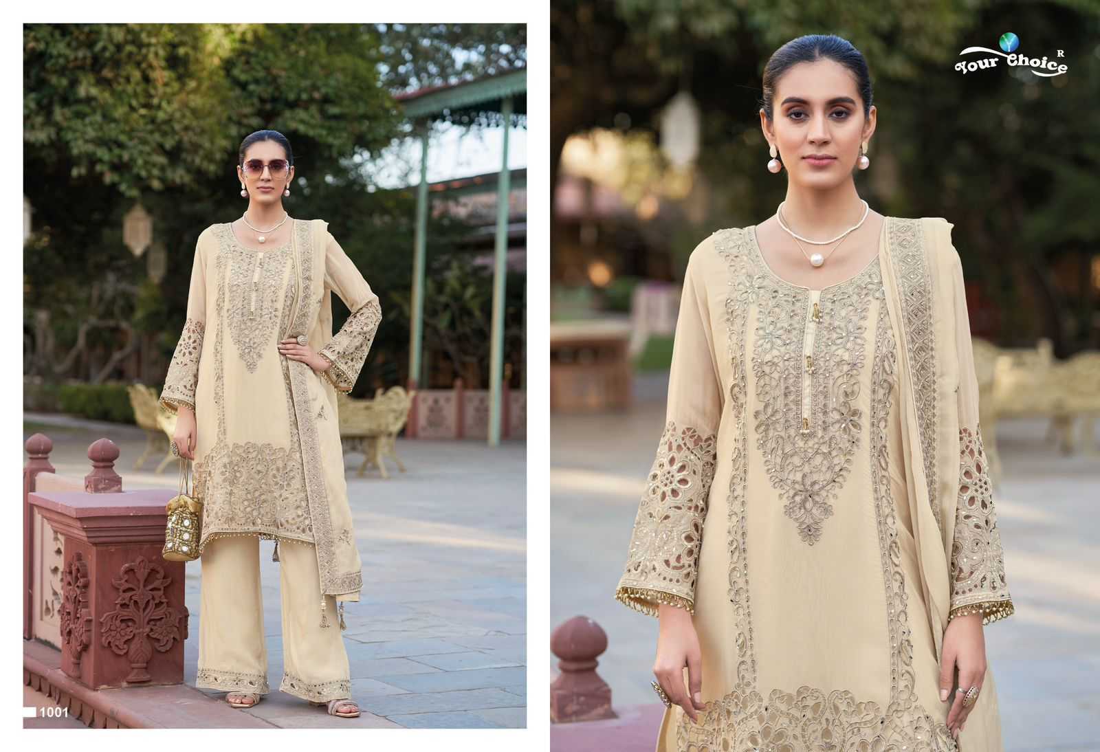 YNF Wholesale Chinon Party Wear Suits  | Surat Manufacturer