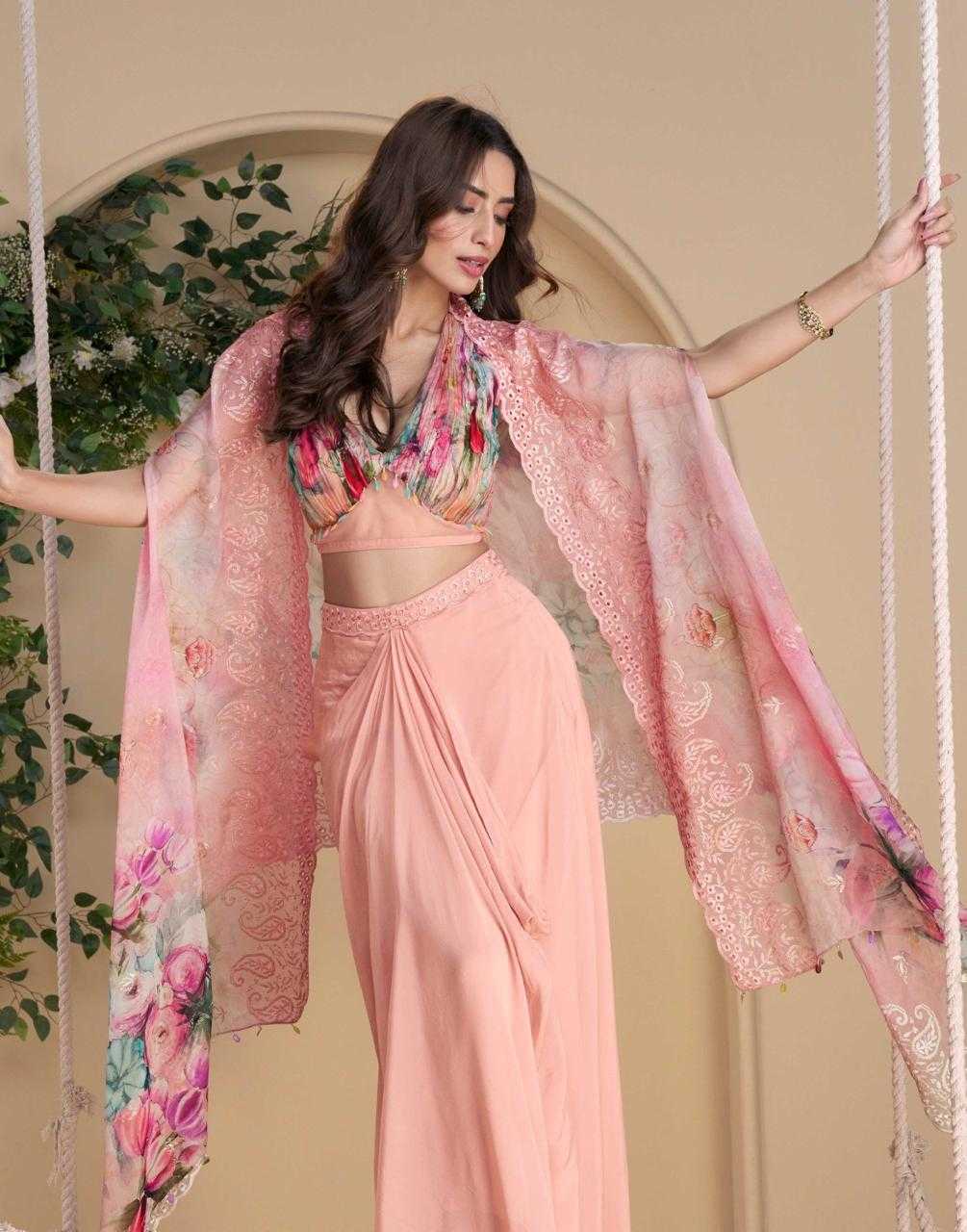 YNF Wholesale Chinon Silk Lehenga Sarees  | Surat Manufacturer
