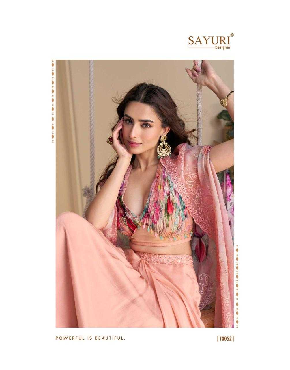 YNF Wholesale Chinon Silk Lehenga Sarees  | Surat Manufacturer