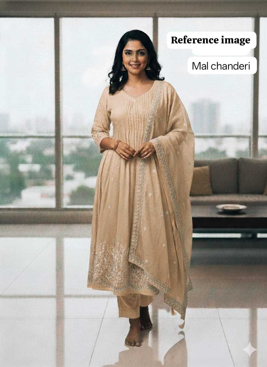 YNF Wholesale Chanderi Soft Party Wear Kurtis  | Surat Manufacturer