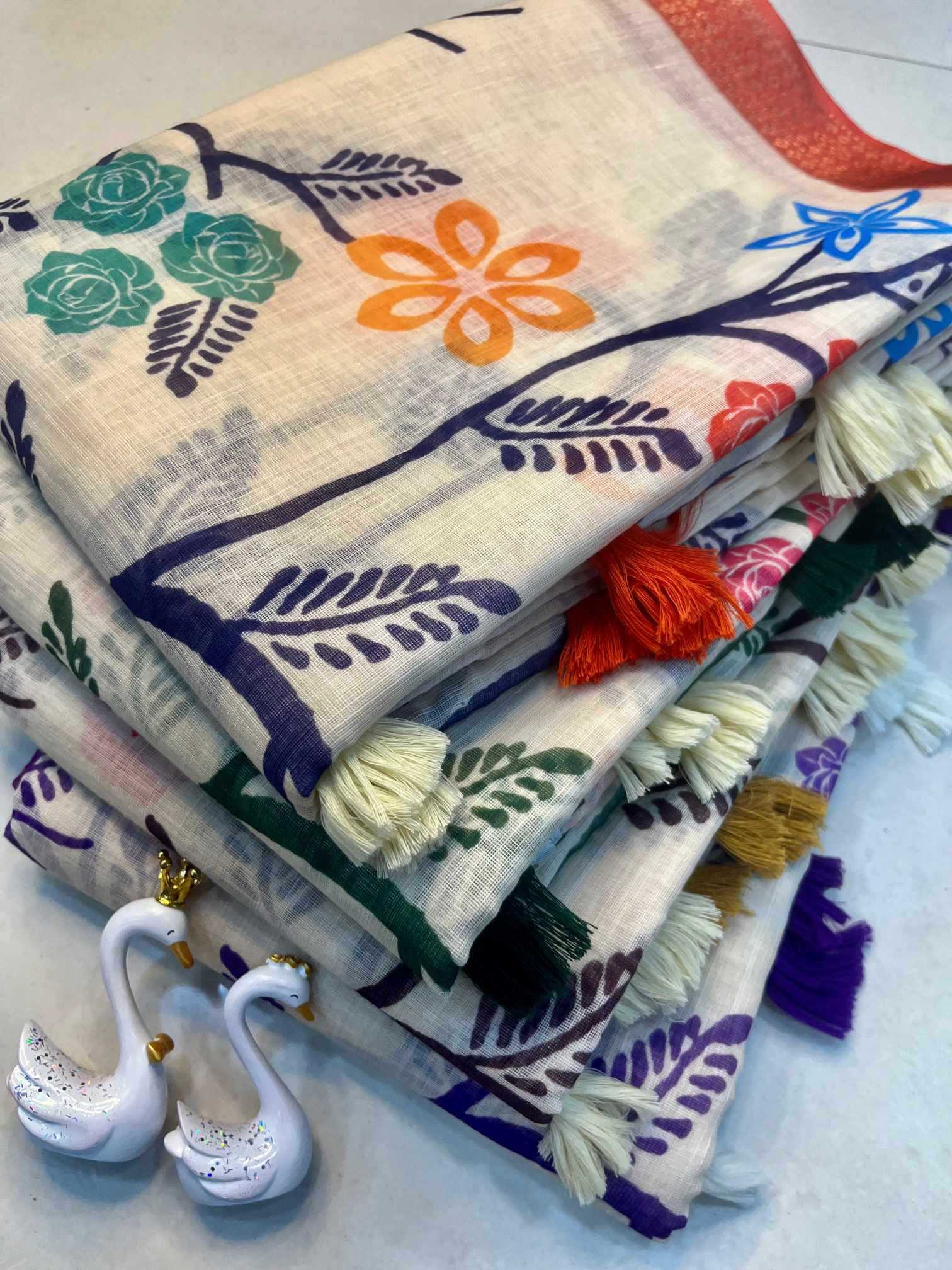 YNF Wholesale Linen Traditional Silk Sarees  | Surat Manufacturer
