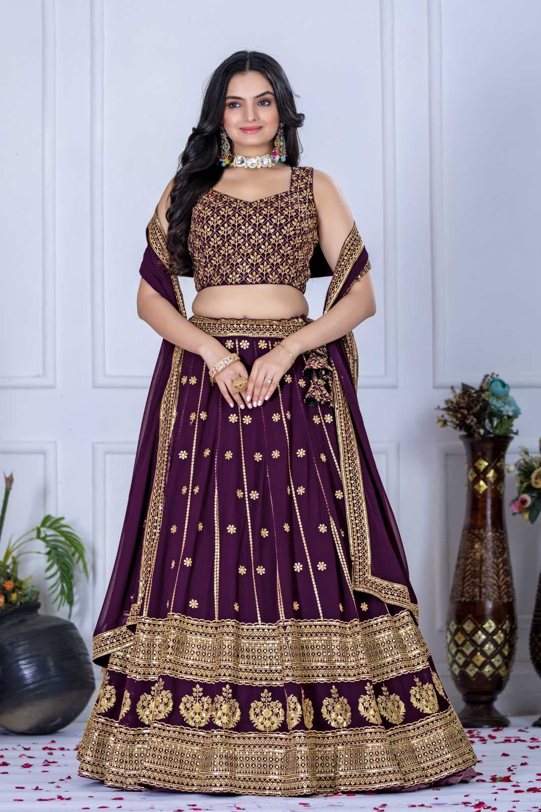 YNF Wholesale Faux Georgette Traditional Lehenga  | Surat Manufacturer
