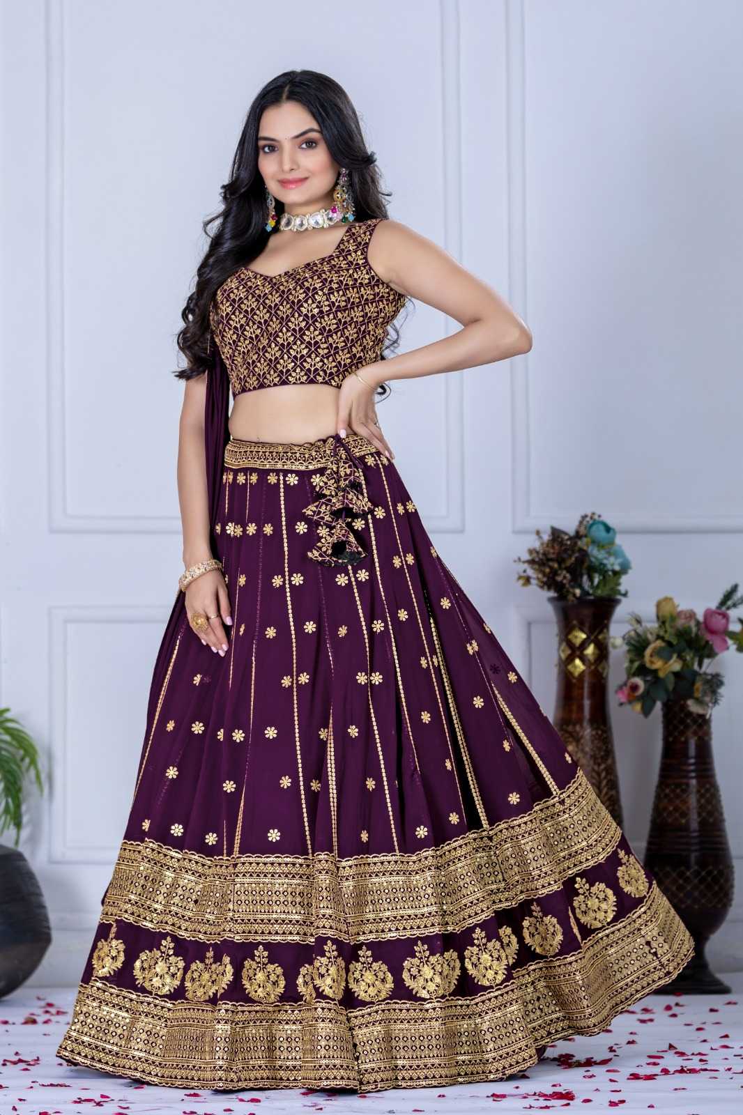 YNF Wholesale Faux Georgette Traditional Lehenga  | Surat Manufacturer