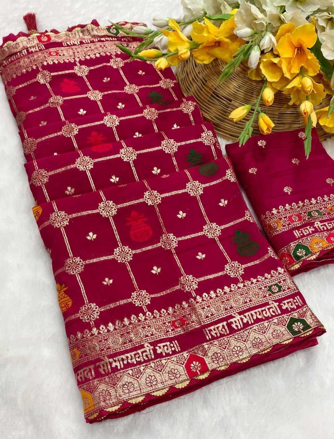 YNF Wholesale Dola Silk Banarasi Silk Sarees  | Surat Manufacturer