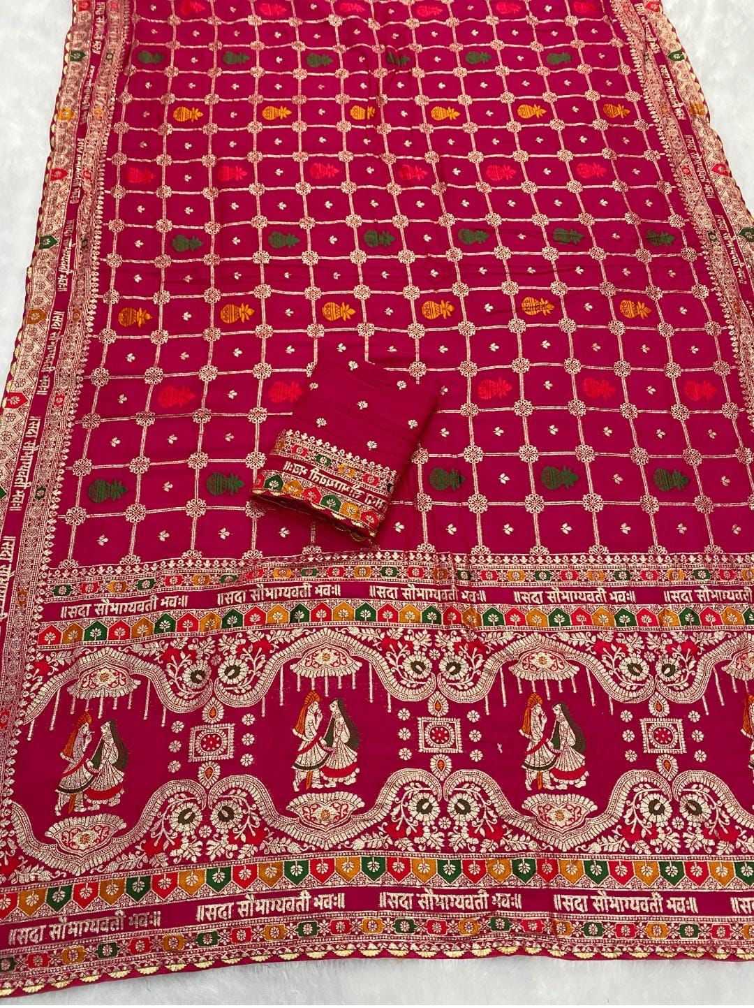 YNF Wholesale Dola Silk Banarasi Silk Sarees  | Surat Manufacturer