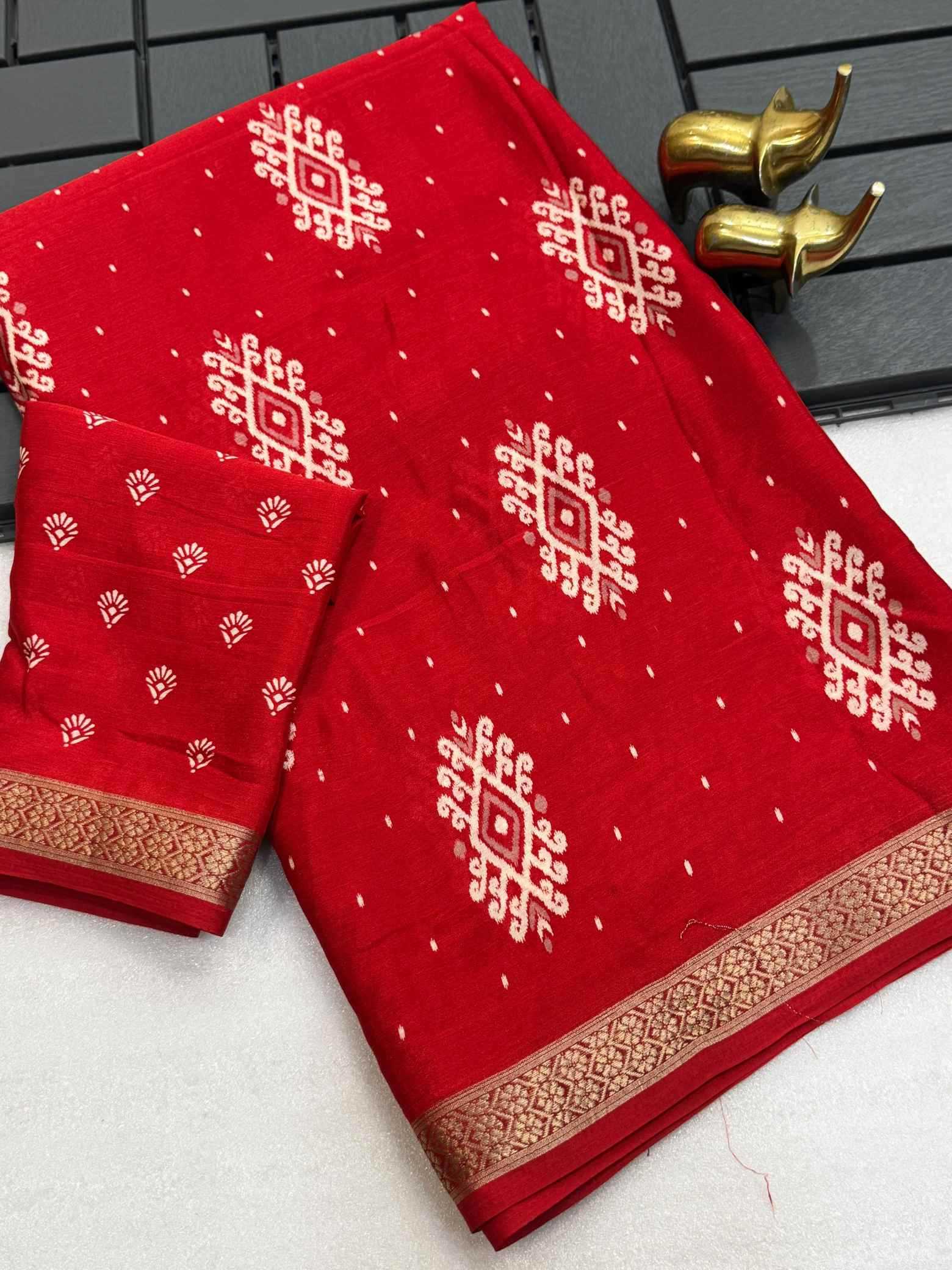 YNF Wholesale Chinon Silk Printed Silk Saree  | Surat Manufacturer