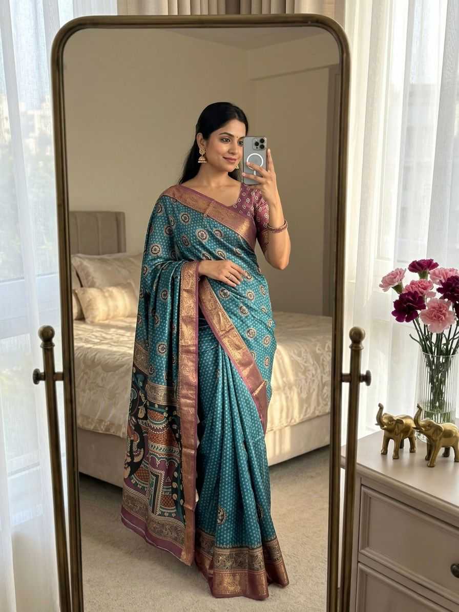 YNF Wholesale Cotton Kalamkari Sarees  | Surat Manufacturer