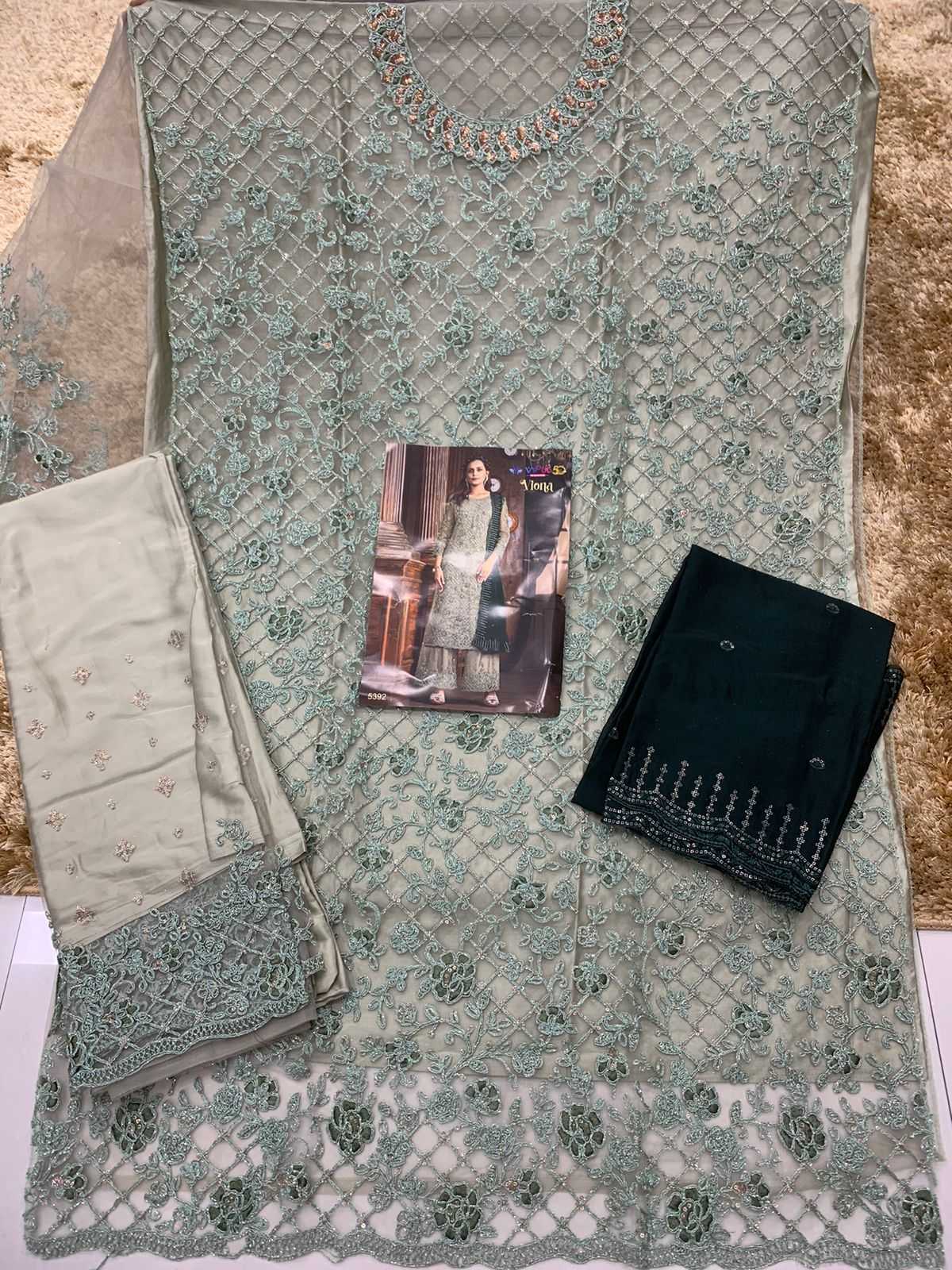 YNF Wholesale Net Embroidery Suits  | Surat Manufacturer
