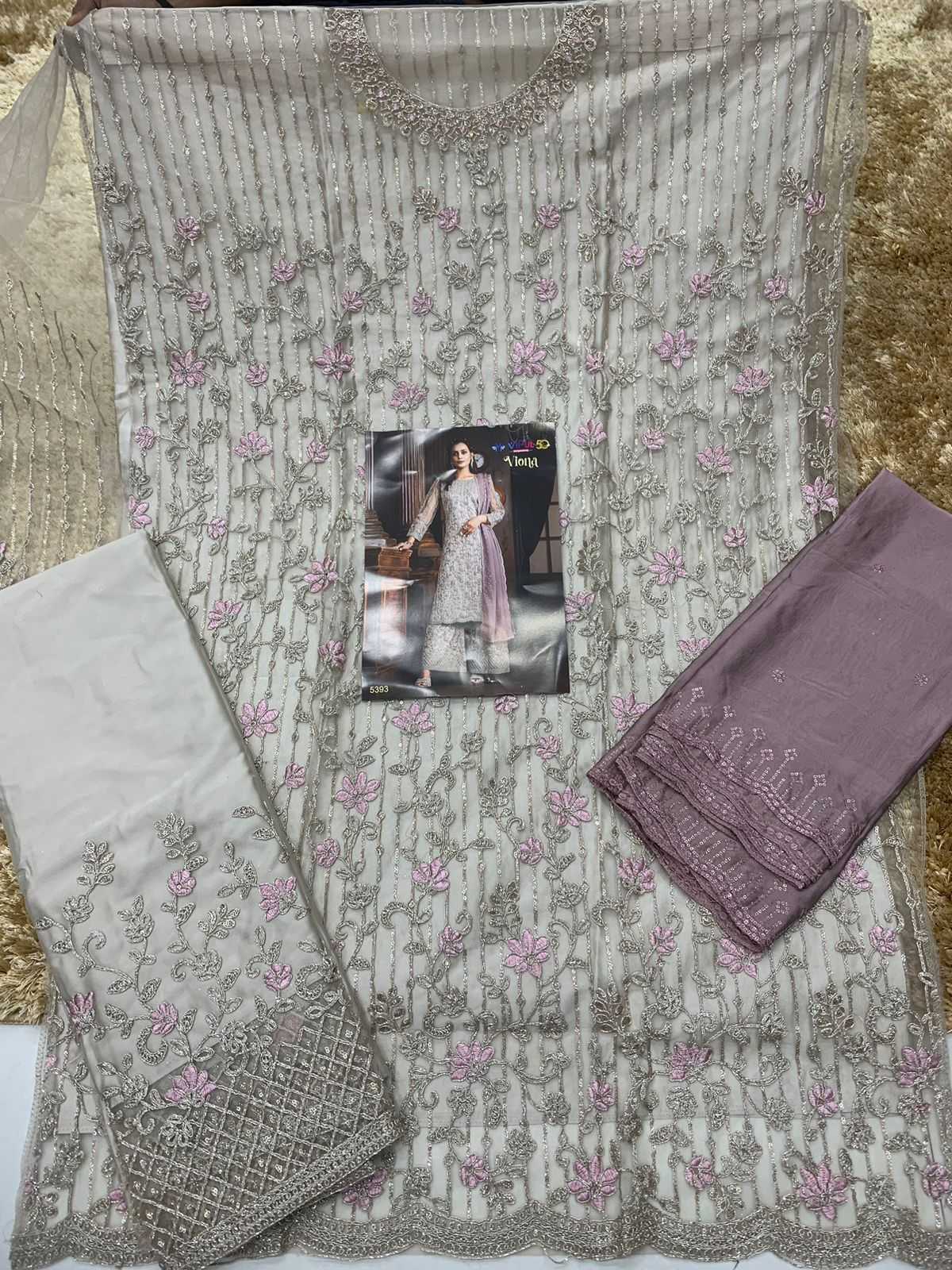 YNF Wholesale Net Embroidery Suits  | Surat Manufacturer