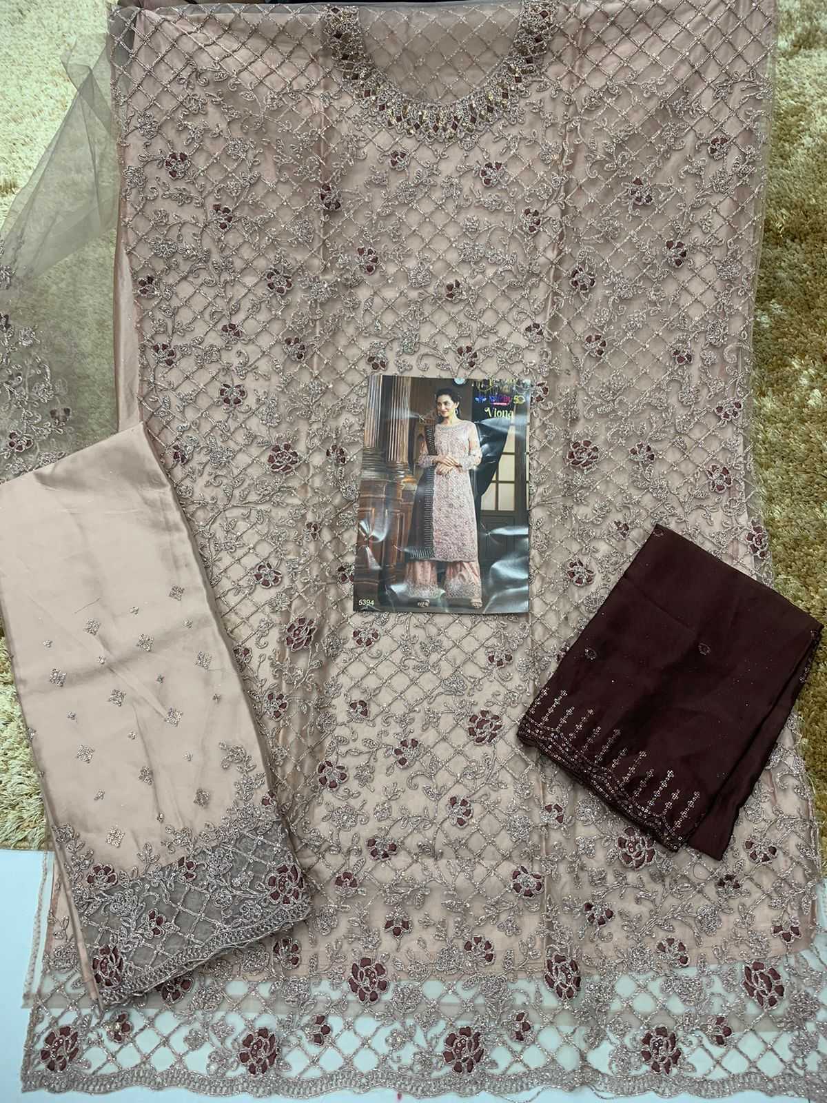 YNF Wholesale Net Embroidery Suits  | Surat Manufacturer