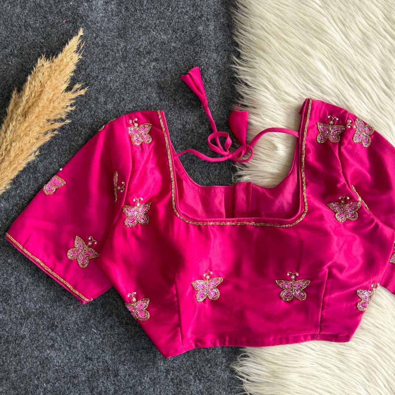 YNF Wholesale Soft Butter Silk Designer Blouse  | Surat Manufacturer