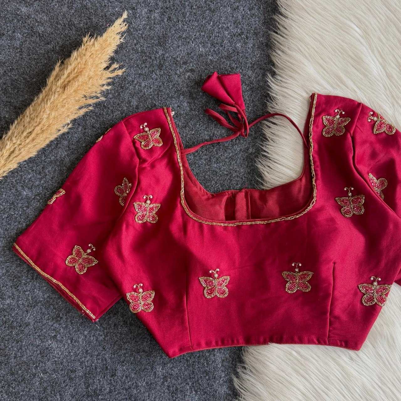 YNF Wholesale Soft Butter Silk Designer Blouse  | Surat Manufacturer