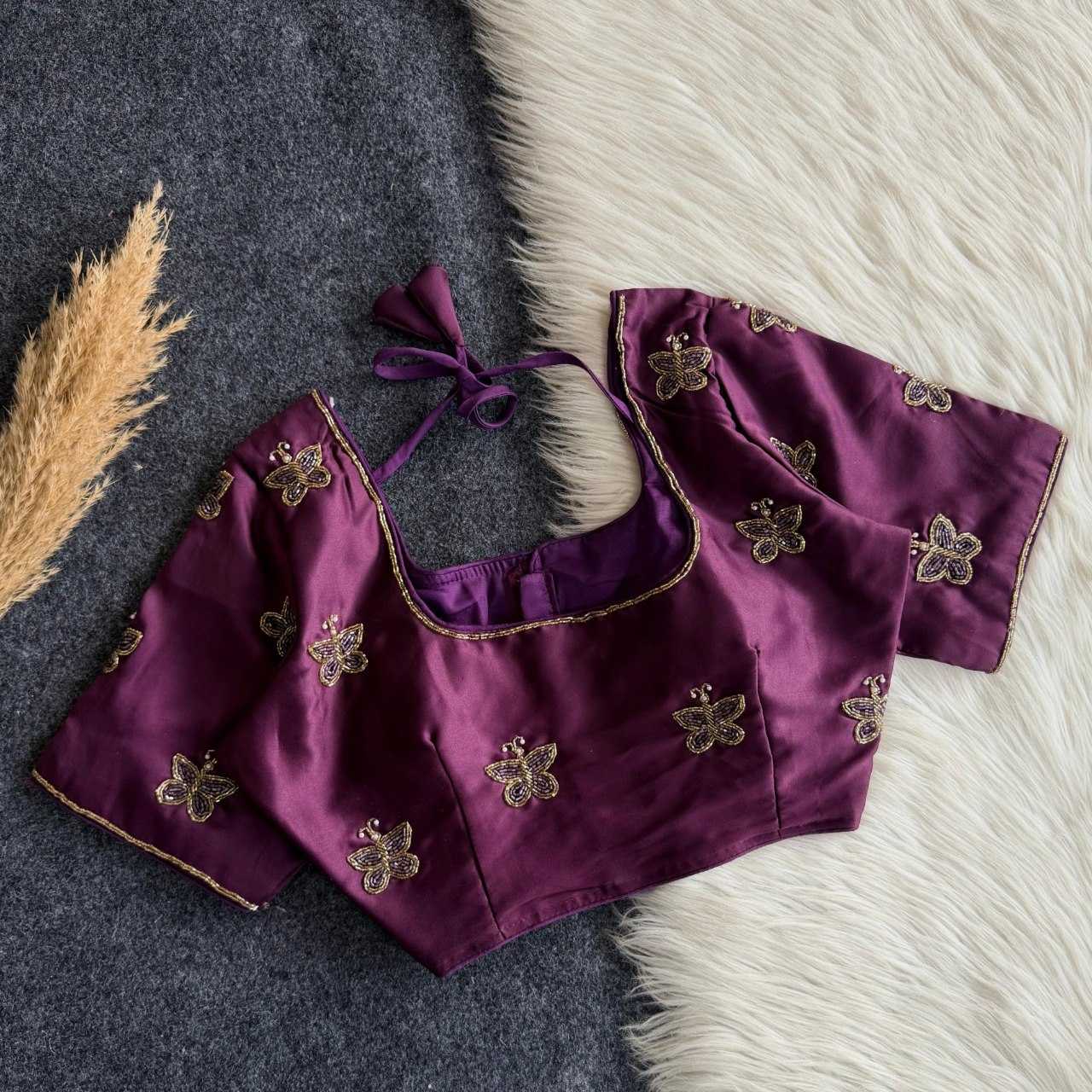 YNF Wholesale Soft Butter Silk Designer Blouse  | Surat Manufacturer