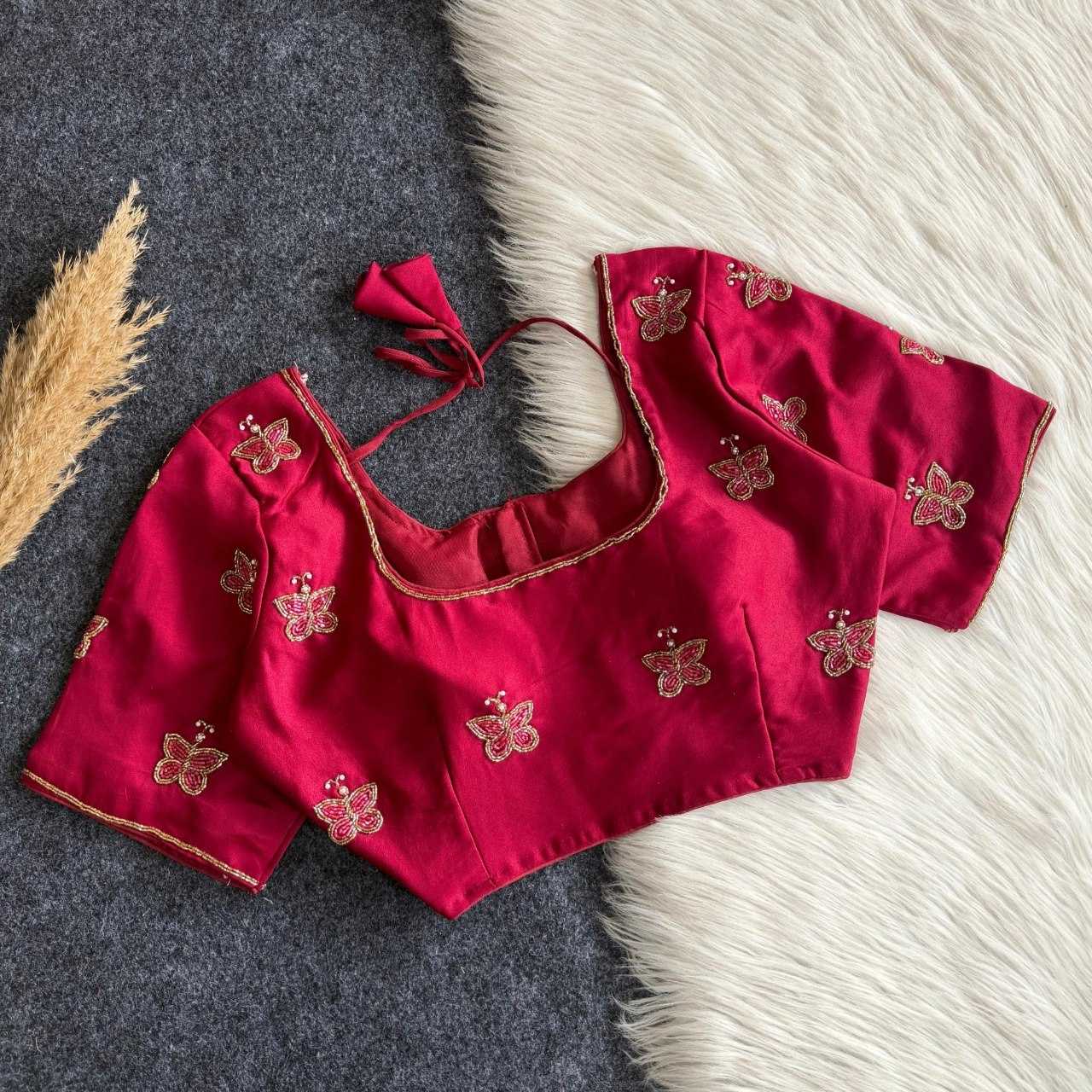 YNF Wholesale Soft Butter Silk Designer Blouse  | Surat Manufacturer