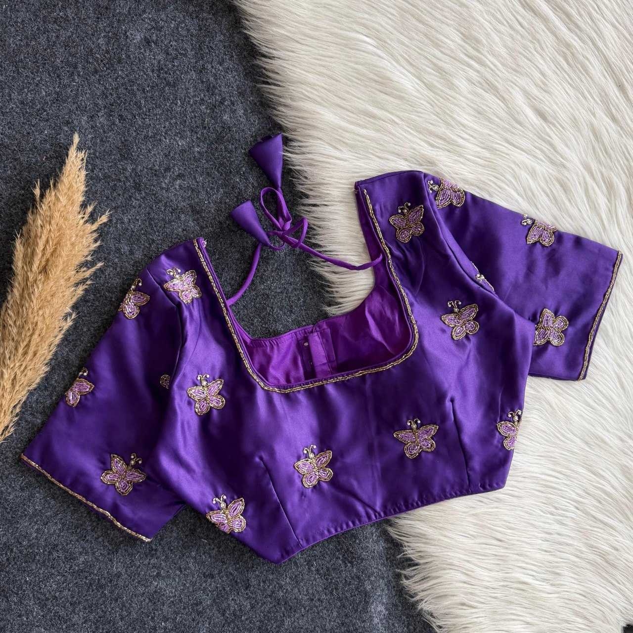 YNF Wholesale Soft Butter Silk Designer Blouse  | Surat Manufacturer