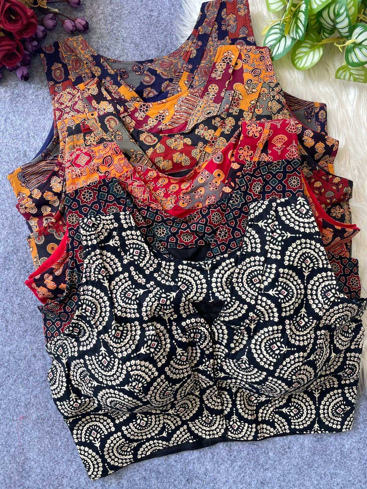 Keevaa Exporter  Pure Silk V-Neck Blouses - YNF Online